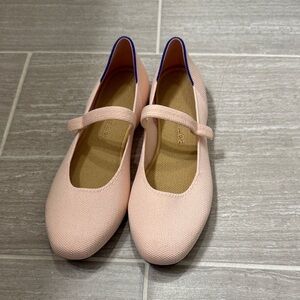 Rothy’s Pink Mary Jane Flats
